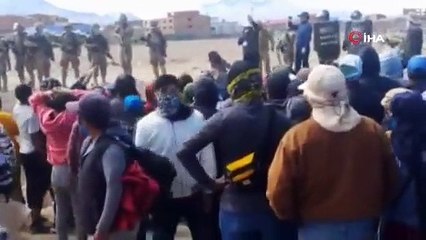 Latin Amerika ülkesi kendi vatandaşlarıyla çatıştı! Yaralılar var