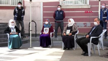 DİYARBAKIR HDP önündeki eylemde 219'uncu gün