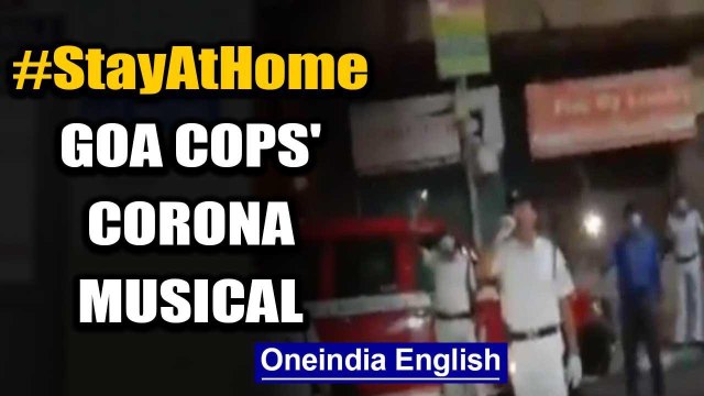 Goa Cops' special musical concert to spread awareness on Coronavirus: Watch | Oneindia News