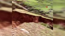 Siirt'te heyelan içme suyu borularını patlattı, 11 köy susuz kaldı