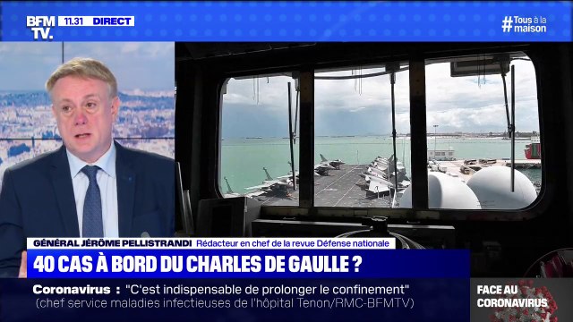 Plusieurs suspicions de cas de coronavirus à bord du Charles de Gaulle