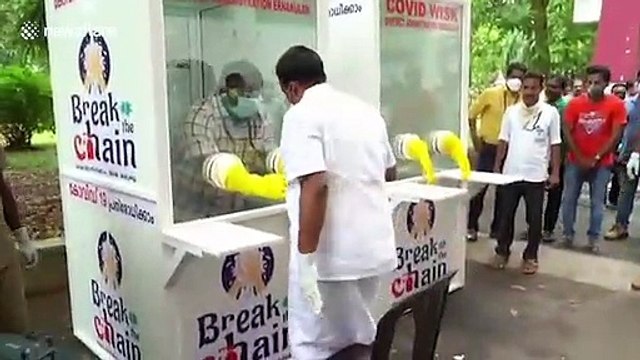 India introduces COVID-19 testing booths enabling doctors to take samples without exposing themselves