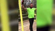 MK scaffolder creates his own gym for lockdown