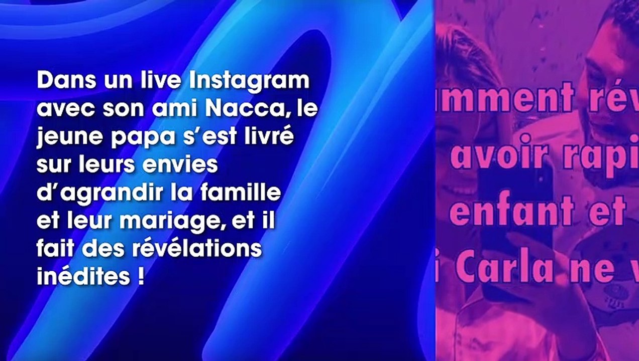 Deuxième enfant, bébé, mariage... Kevin Guedj prend la parole lors d’un live Instagram