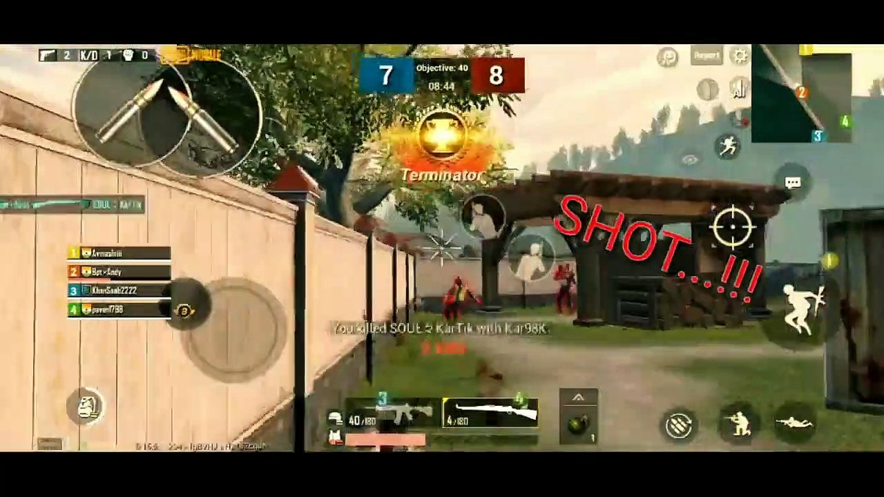 PUBG MOBILE :14 Amazing Kills | Top KAR 98 SNIPE'S | TDM MATCH | LIKE& Follow