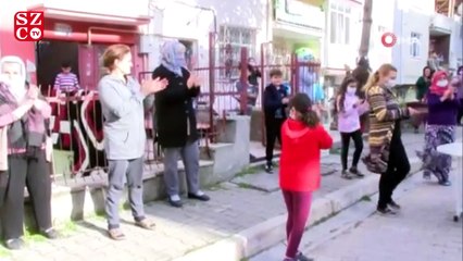 Bütün mahalle önce kavga ihbarı yaptı, sonra alkışladı