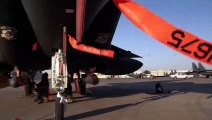 A US Air Force : F-15 Eagle Taxi and Take off from AL Dhafra Air Base