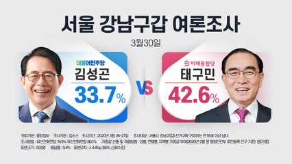 [뉴있저] 총선 D-7 강남갑 4선 '김성곤' VS 北 외교관 출신 '태구민' / YTN