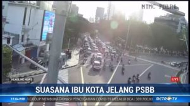 Jelang Penerapan PSBB, Sejumlah Ruas Jalan di Jakarta Masih Ramai