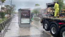 Madrid impulsa la desinfección de marquesinas de autobús