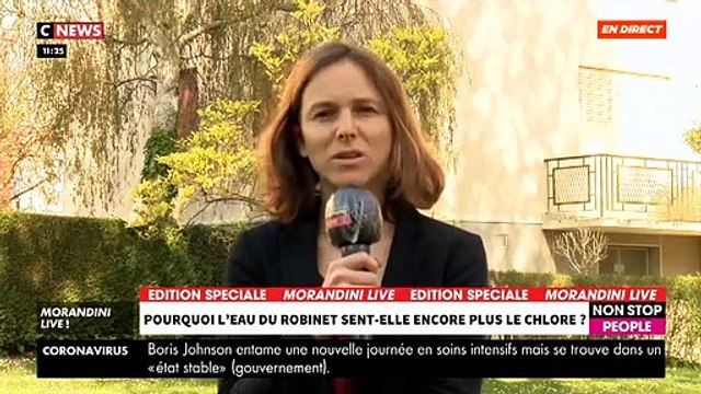 Coronavirus - Pourquoi l’eau du robinet sent-elle encore plus le chlore ? Explications dans Morandini Live - VIDEO