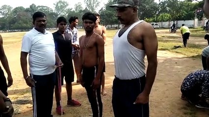Youngsters training for army