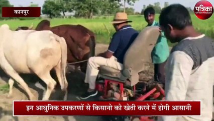 आईआईटी के छात्रों ने बनाया बैलों से चलनें वाला ट्रैक्टर