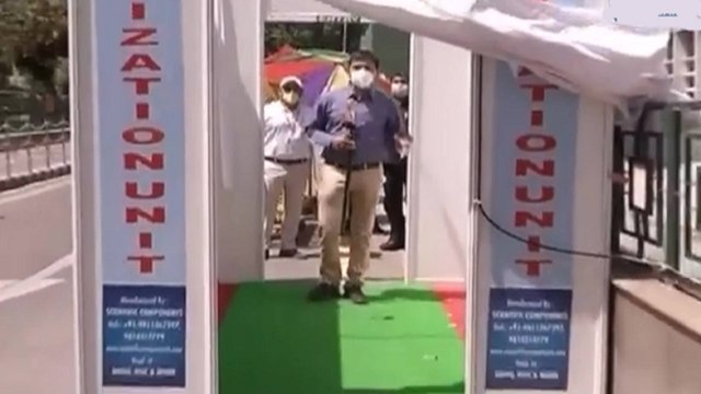 Coronavirus: DRDO install sanitisation unit at AIIMS