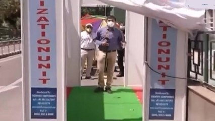 Download Video: Coronavirus: DRDO install sanitisation unit at AIIMS