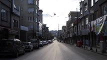 Sokağa çıkma yasağının ardından sokaklar boşaldı