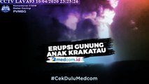 Gunung Anak Krakatau Meletus 2 Kali