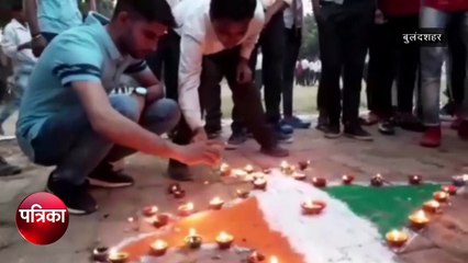 स्कूल में मनाया गया दीपोत्सव का त्योहार