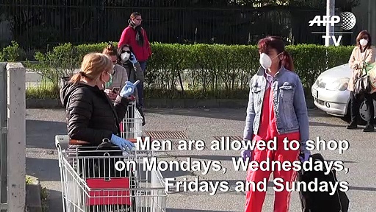 Coronavirus: Lombardy town divides shopping days by gender