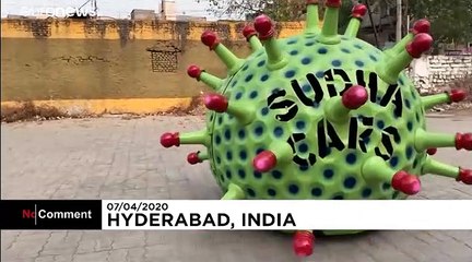 Indian inventor hopes COVID-19 car will put brakes on spread of virus