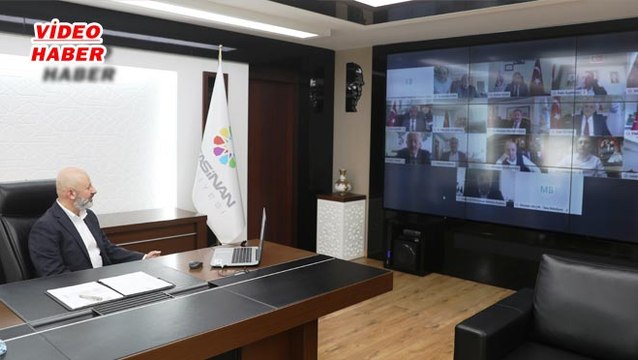 (8 Nisan 2020) ÇOLAKBAYRAKDAR, VİDEOKONFERANS YÖNTEMİYLE TOPLANTIYA KATILDI