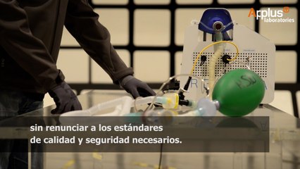 Скачать видео: Applus+ ensaya los respiradores artificiales que necesitan los hospitales