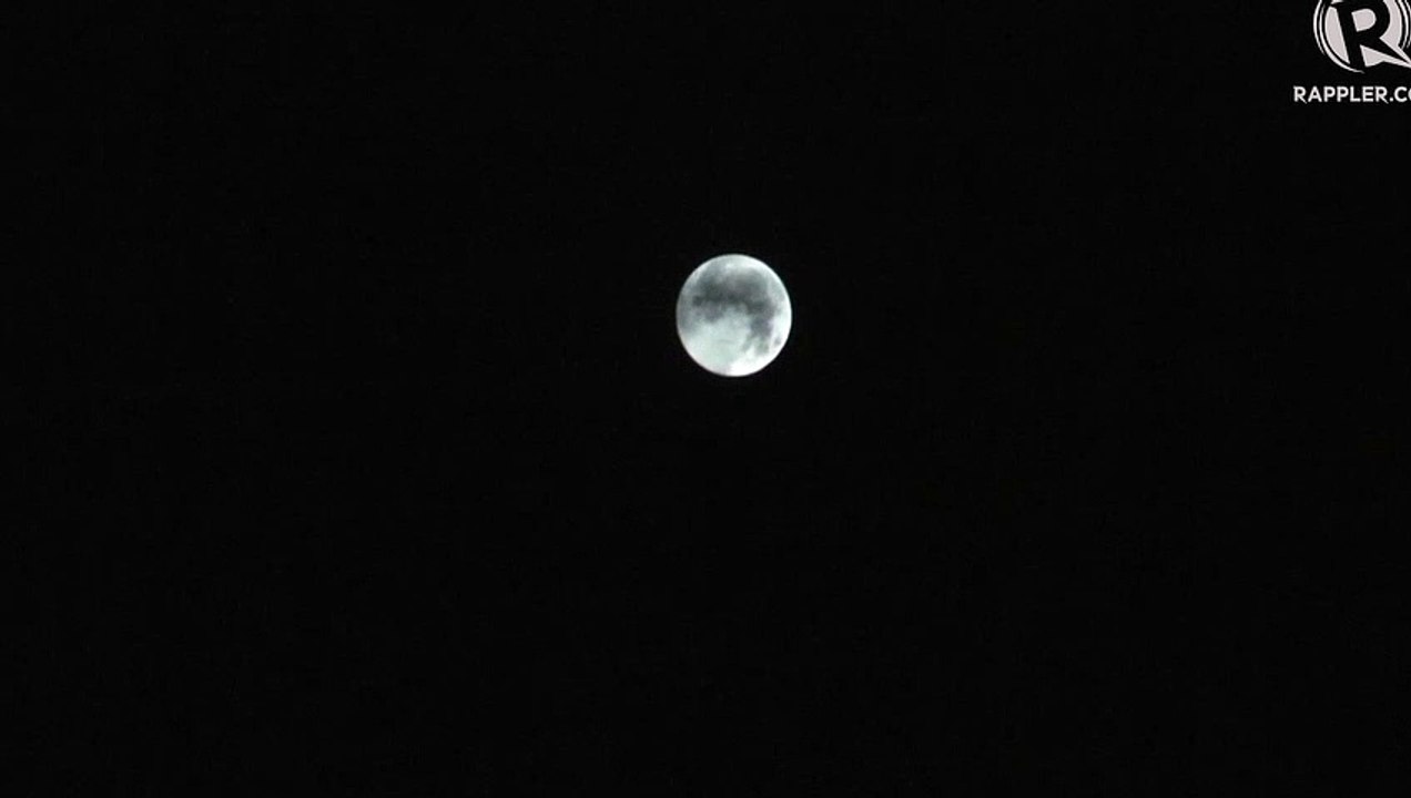 April 8 supermoon view from Quezon City