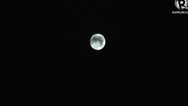 April 8 supermoon view from Quezon City