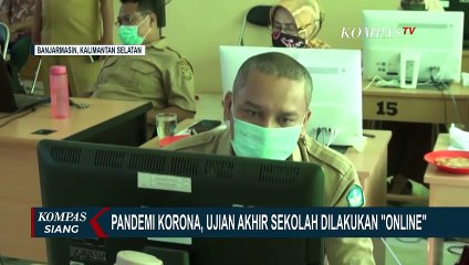 Gara-Gara Corona: Ujian Akhir Sekolah Online untuk Tambah Nilai Rapor