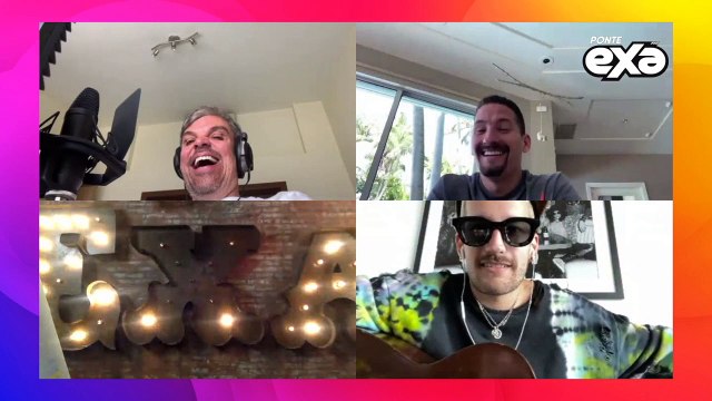 Mau y Ricky cantando en vivo “Me Enamora” | #JessieEnExa #QuédateEnCasa