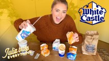 Julia Tries Everything At White Castle