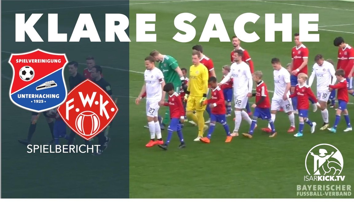 ISARKICK vor einem Jahr: Pokalfight zwischen der SpVgg Unterhaching und den Würzburger Kickers