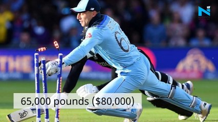 Jos Buttler's World Cup final shirt raises 65,000 pound for Covid-19 fight