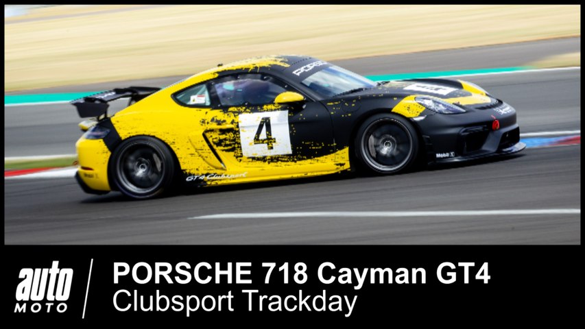 Porsche 718 Cayman GT4 CLUBSPORT onboard POV...