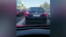 Las carreteras A2 y A3 colapsadas de salida en Madrid