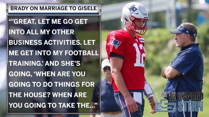 Tom Brady On Howard Stern: Shares Gisele Marriage Struggles