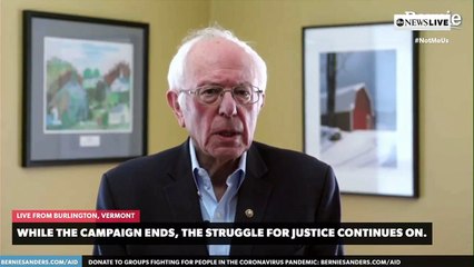 Etats-Unis: Le démocrate Bernie Sanders annonce arrêter sa campagne pour la prochaine élection présidentielle américaine