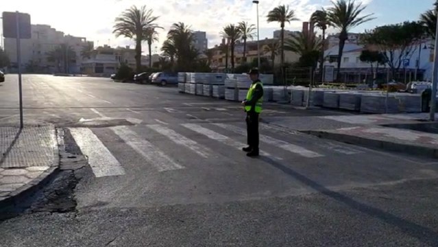 Controles de la Guardia Civil en La Manga y San Pedro del Pinatar