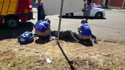 Homem de 32 anos fica ferido em acidente com moto no Parque São Paulo