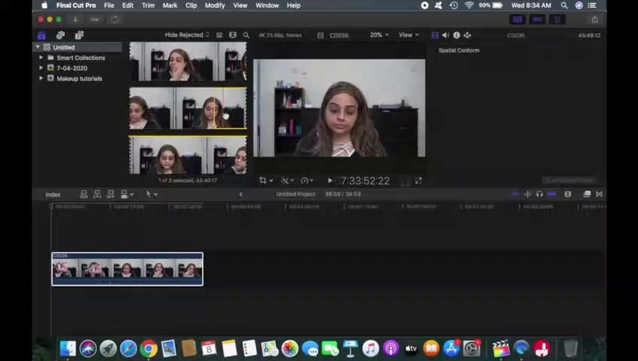 HOW I EDIT MY VIDEOS IN FINAL CUT PRO FOR BEGINNERS | SALONIA
