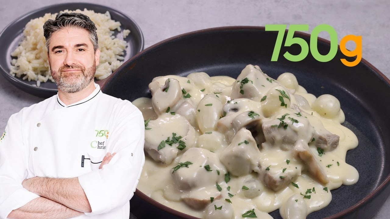 La meilleure façon de réussir sa blanquette de veau fondante, goûteuse et généreuse  - 750g