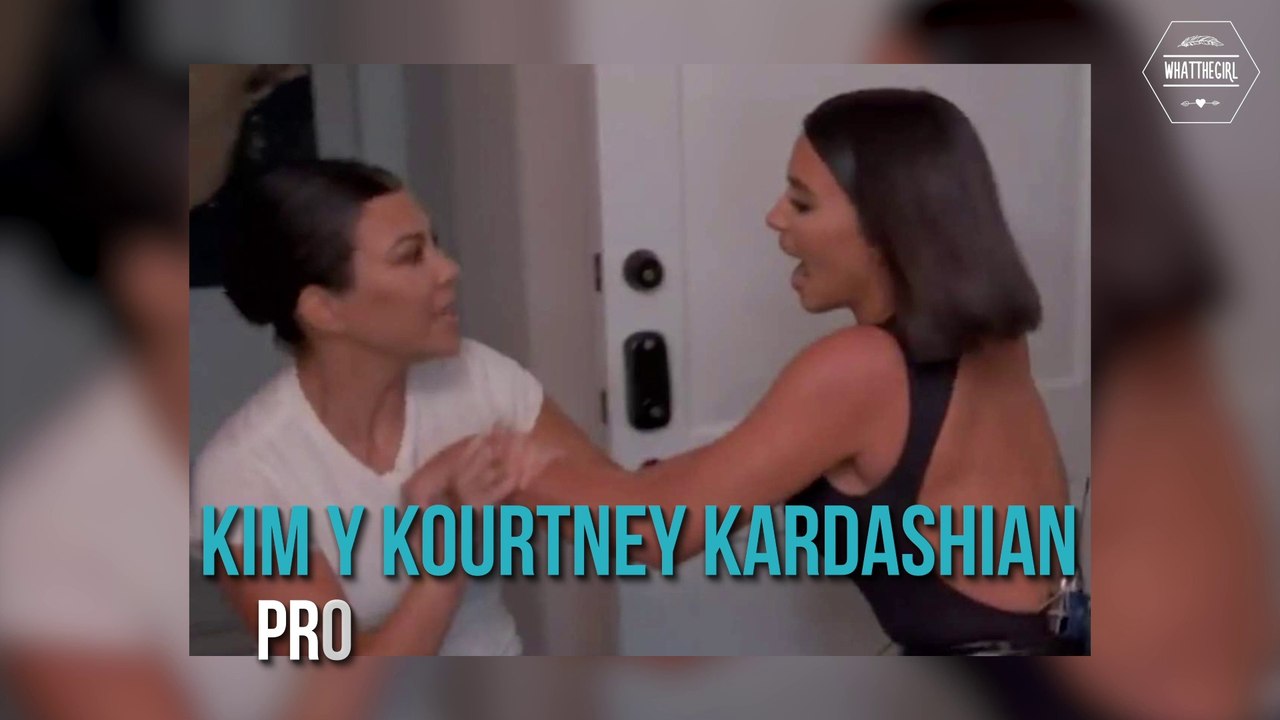 KIM Y KOURTNEY KARDASHIAN: PELEA ENTRE HERMANAS DURANTE REALITY | KIM AND KOURTNEY KARDASHIAN: FIGHT BETWEEN SISTERS DURING REALITY