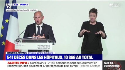 Jérôme Salomon: "Il n'y a pas d'objectifs chiffrés de tests en Ehpad"
