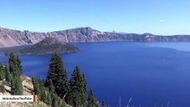 Webcam Captures Crater Lake Filled Up With Clouds In Spectacular Phenomenon