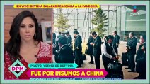 Piloto, yerno de Bettina Salazar viaja a China por insumos para combatir COVID-19
