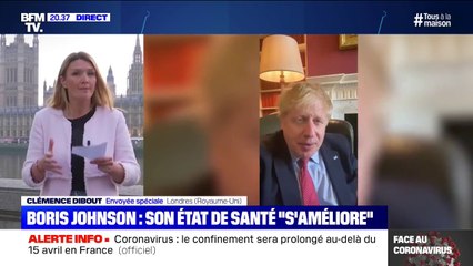 Coronavirus au Royaume-Uni: l'état de santé de Boris Johnson "s'améliore"