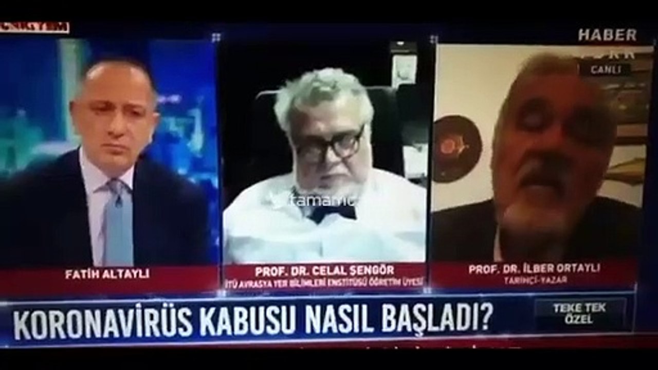 Celal Şengör canlı yayında uyuyakaldı