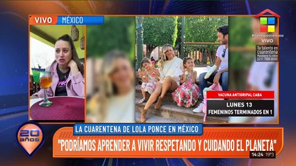 Intrusos | ¿Cómo pasa la cuarentena Lola Ponce en México?