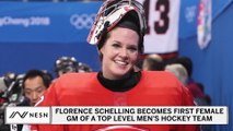 Florence Schelling First Female GM Of A Top-Level Men's Hockey Team
