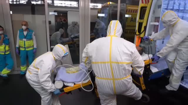 Trenes medicalizados para trasladar a pacientes de coronavirus